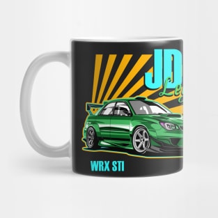 Impreza WRX sti legend illustration Mug